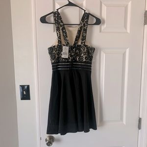 Black/Nude dress